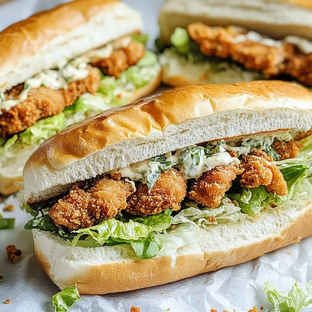 Chicken Caesar Sandwiches Recipe - Recipe Image