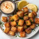 Crispy Air Fryer Hot Honey Salmon Bites Recipe