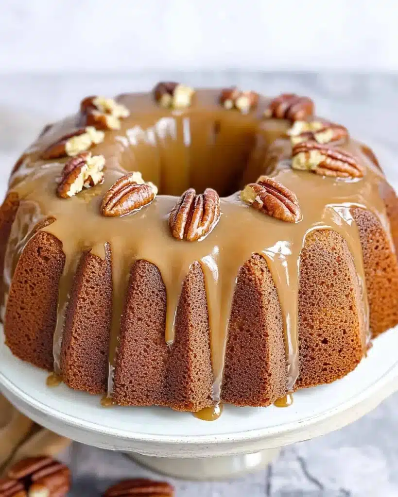 Salted Caramel Kentucky Butter Cake with Bourbon Recipe