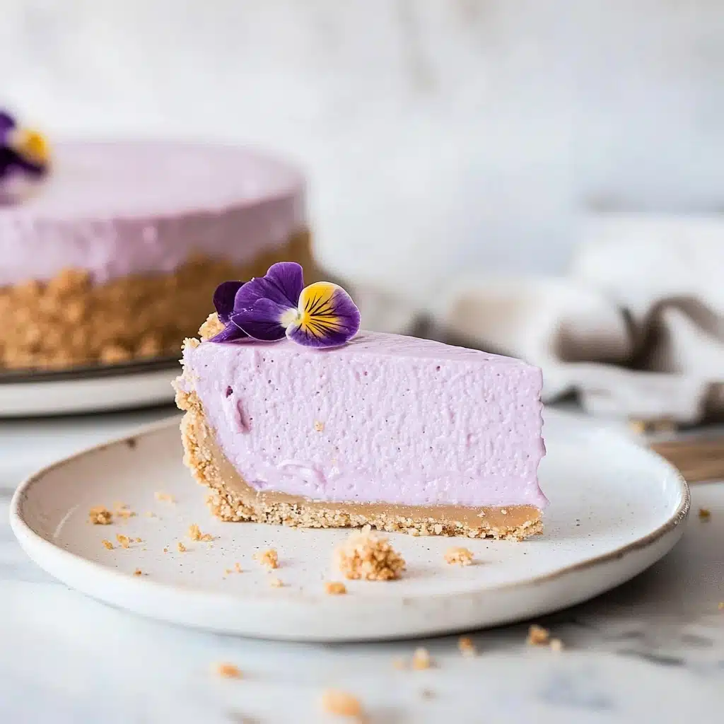 No Bake Lemon Blueberry Cheesecake Recipe - Recipe Image