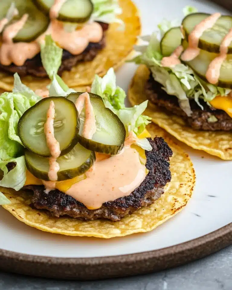 Smash Burger Tacos Recipe