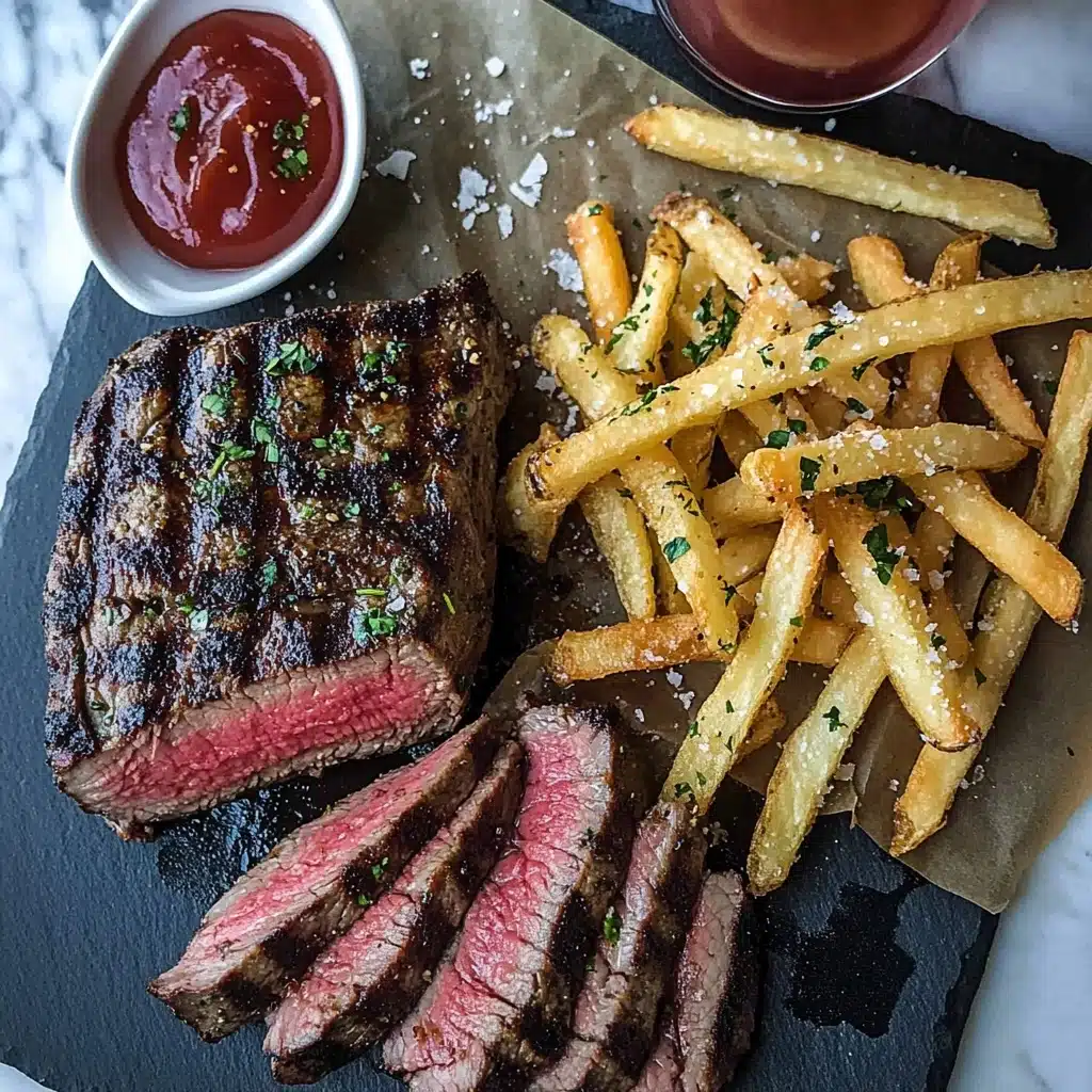 Grilled Coffee-Marinated NY Strip Steaks Recipe - Recipe Image