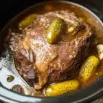 Slow Cooker Dill Pickle Pot Roast Recipe