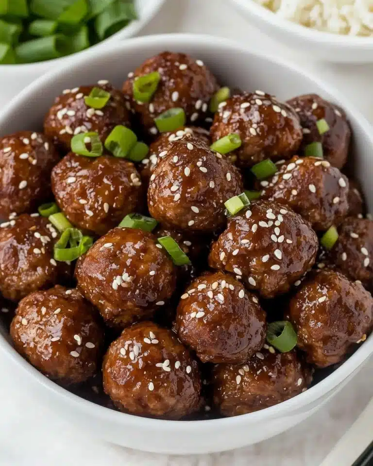 Slow Cooker Asian Meatballs Recipe