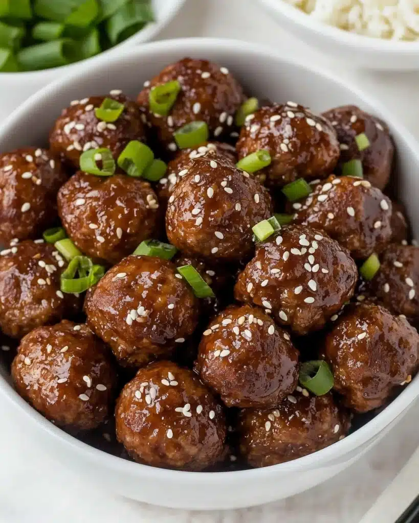 Slow Cooker Asian Meatballs Recipe