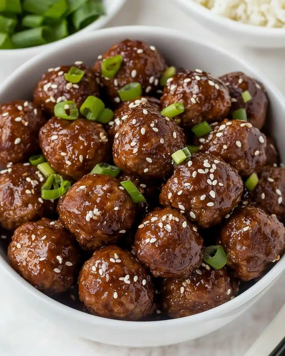 Slow Cooker Asian Meatballs Recipe