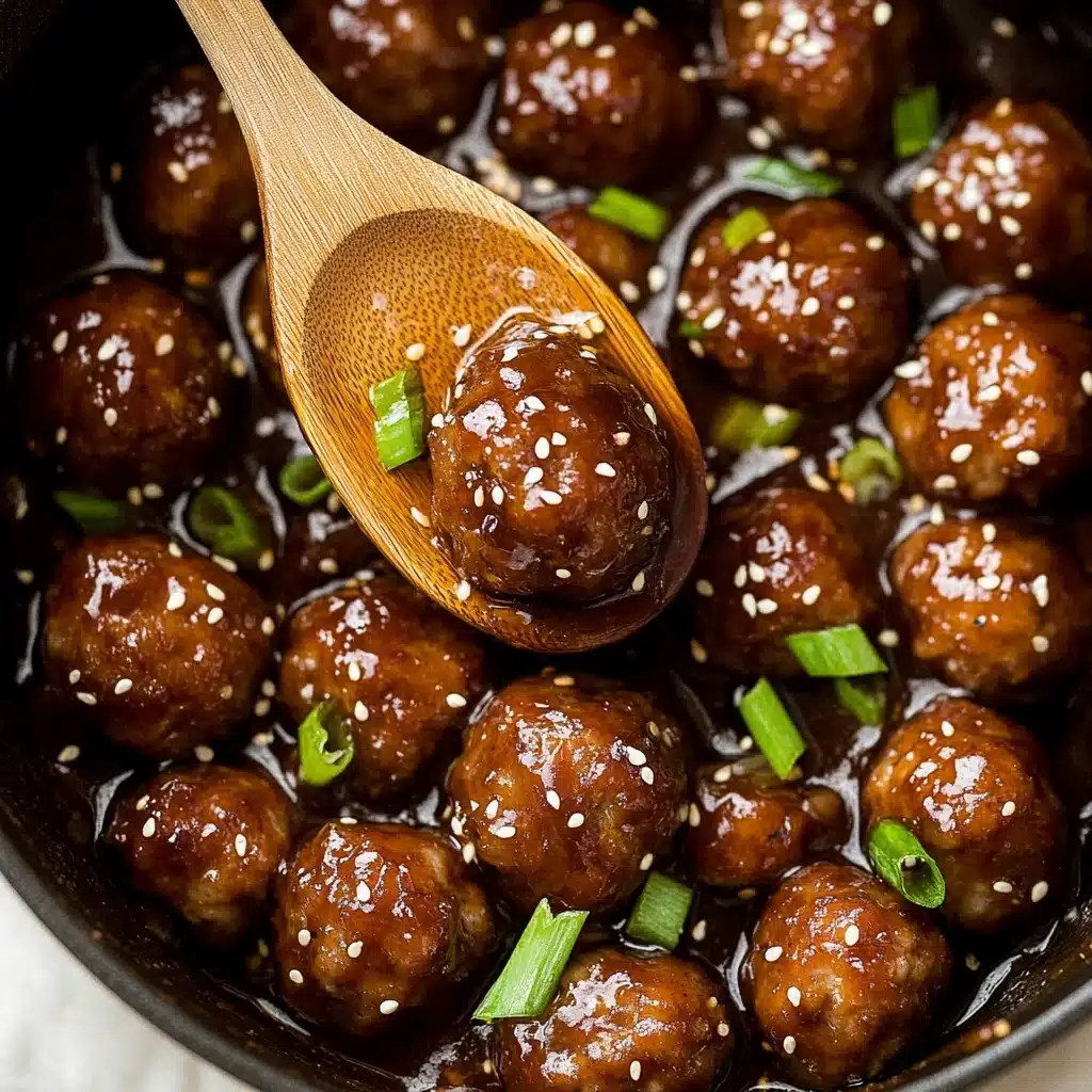 Slow Cooker Asian Meatballs Recipe - Recipe Image