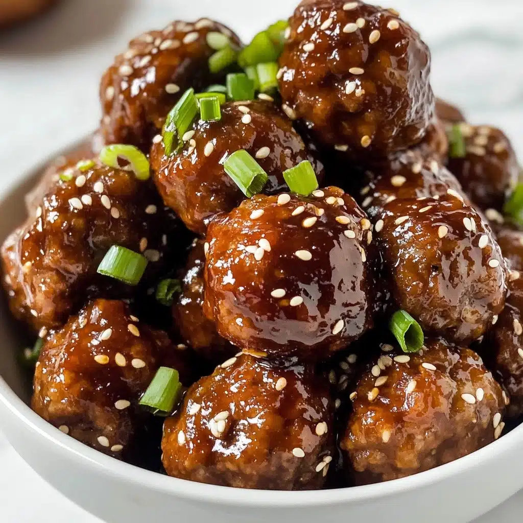 Slow Cooker Asian Meatballs Recipe - Recipe Image