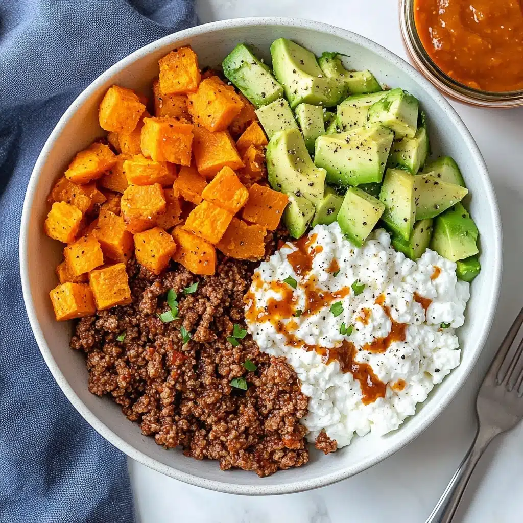 Hot Honey Ground Beef Bowls Recipe - Recipe Image