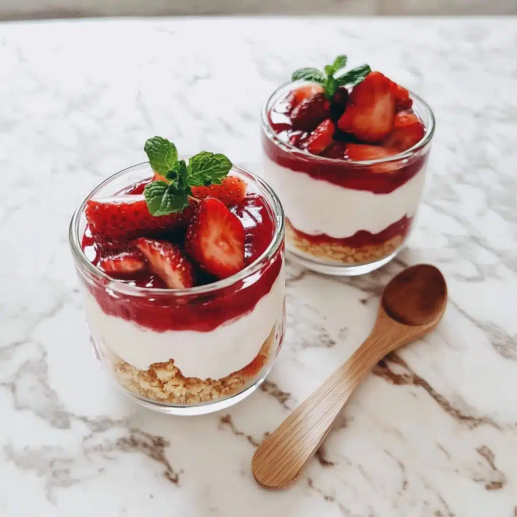 No Bake Cheesecake In a Jar Recipe - Recipe Image