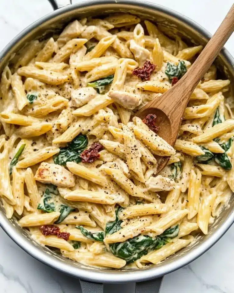 One Pot Creamy Pesto Chicken Pasta Recipe