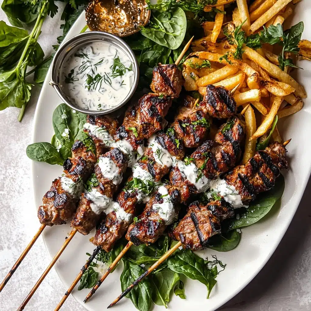 Ranch Chicken Tzatziki with Garlic Parmesan Zucchini Recipe - Recipe Image