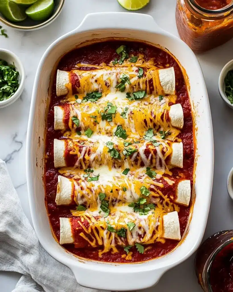 Homemade Easy Beef Enchiladas Recipe