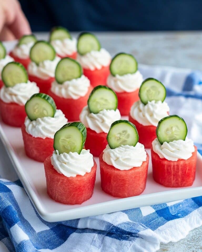 Watermelon and Goat Cheese Appetizer Recipe