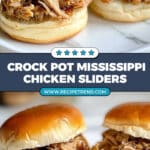 Crock Pot Mississippi Chicken Sliders Recipe