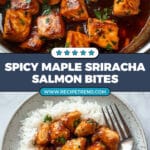 Maple Sriracha Salmon Bites Recipe