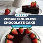 Vegan Flourless Chocolate Cake Recipe