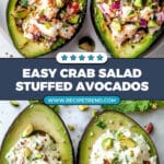 Crab Salad Stuffed Avocados Recipe