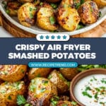 Air Fryer Smashed Potatoes Recipe