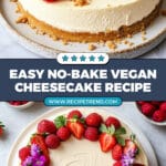 Perfect No-Bake Vegan Cheesecake Recipe