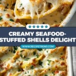 Creamy Seafood-Stuffed Shells Recipe