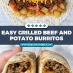 Grilled Beef and Potato Burritos Recipe