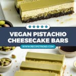 No Bake Vegan Dubai Cheesecake Bars Recipe