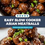 Slow Cooker Asian Meatballs Recipe