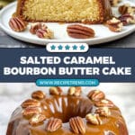 Salted Caramel Kentucky Butter Cake with Bourbon Recipe