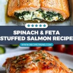 Spinach and Feta Stuffed Salmon Recipe