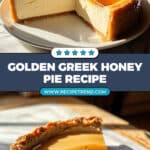 Golden Greek Honey Pie (Melopita) Recipe