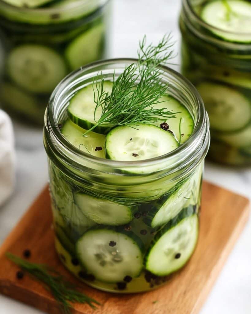 Refrigerator Dill Pickles (Super Easy!) Recipe