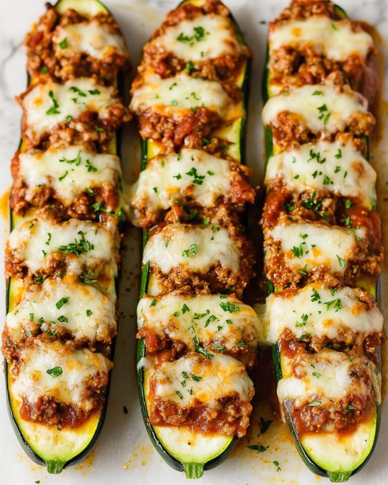 Ground Beef Stuffed Zucchini Recipe