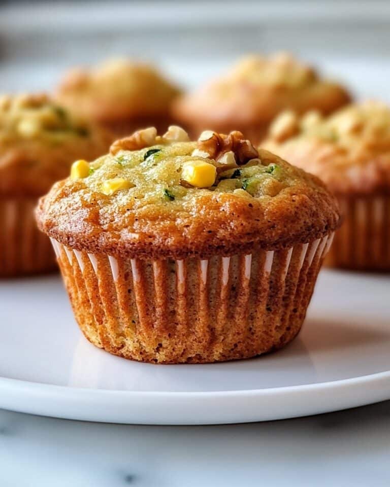 Pineapple Walnut Zucchini Muffins Recipe