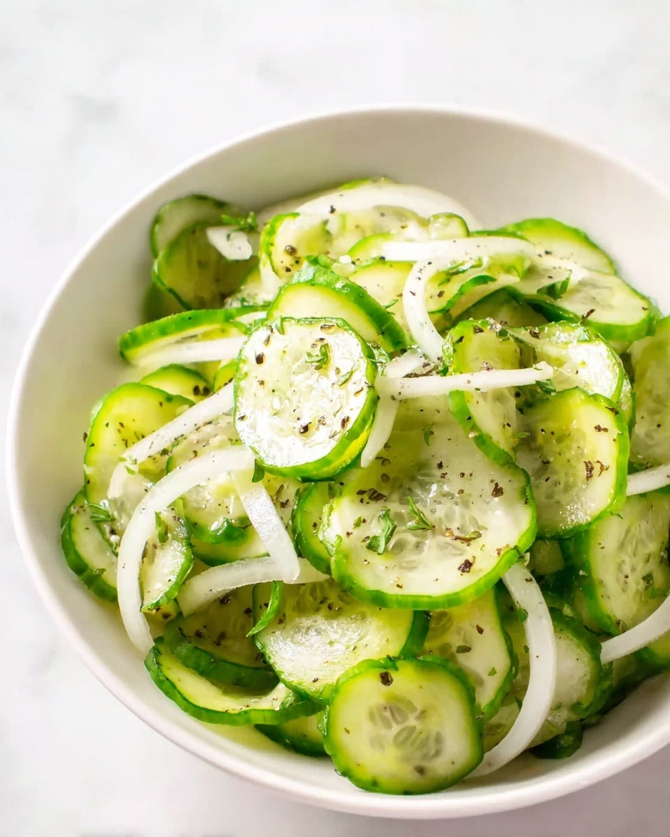 Cucumber Vinegar Salad Recipe - Recipe Image