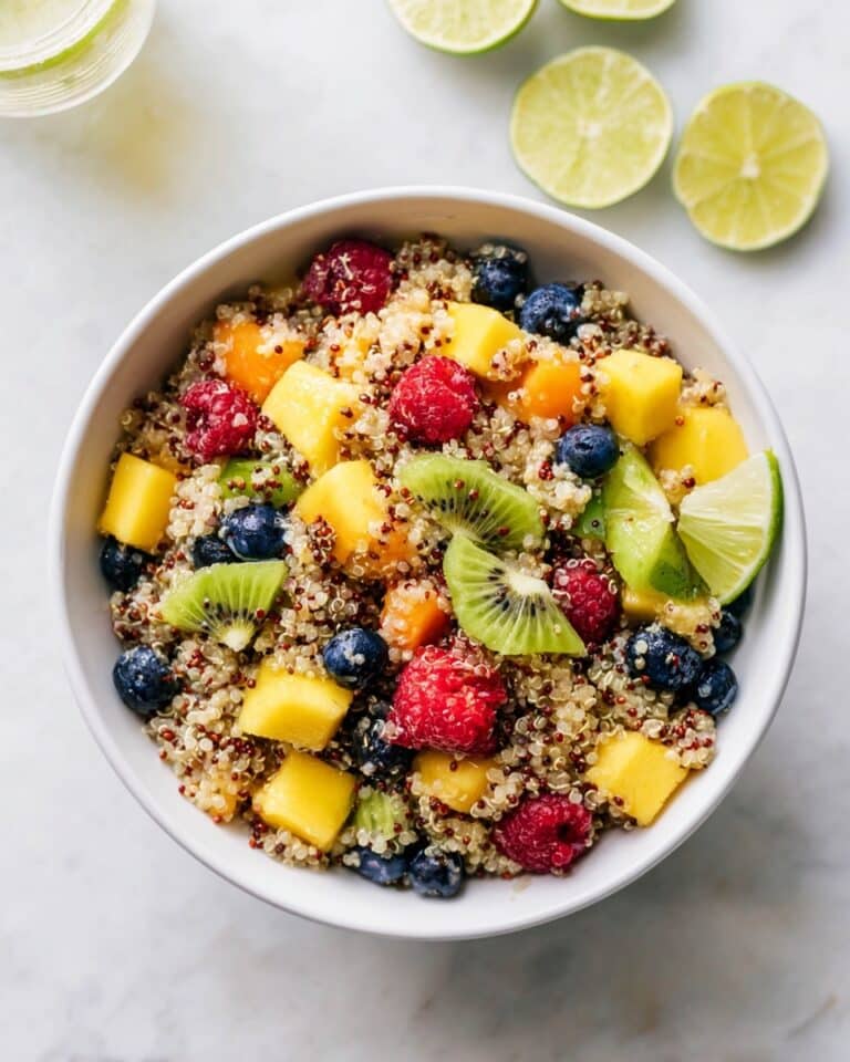 Quinoa Fruit Salad with Citrus Honey Dressing Recipe