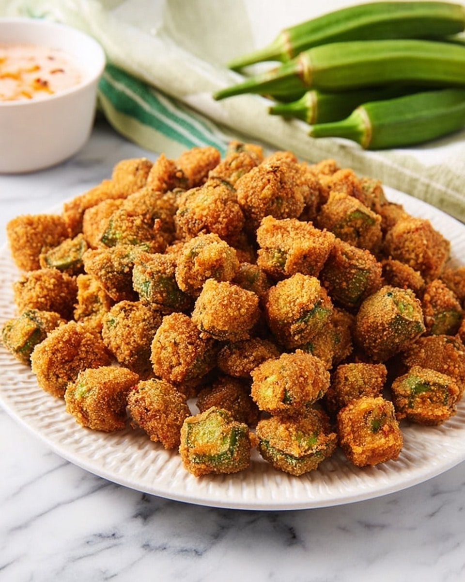 Jen's Deep Fried Cajun Okra Recipe - Recipe Image