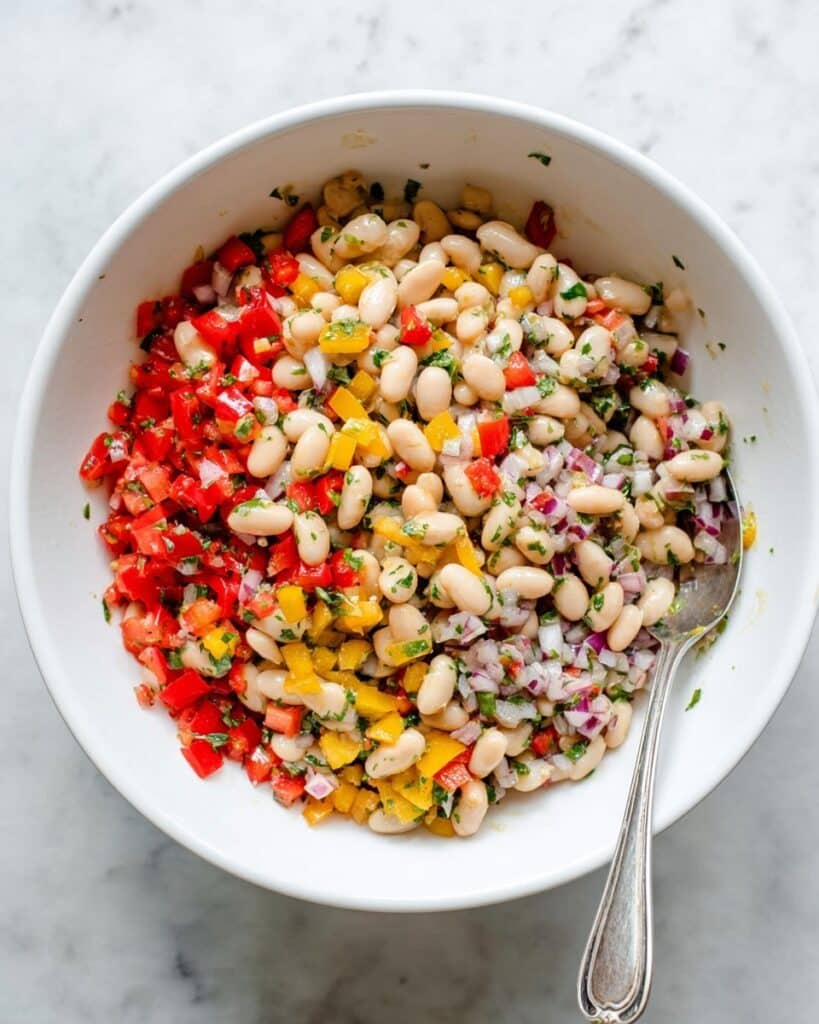 Rainbow White Bean Salad Recipe
