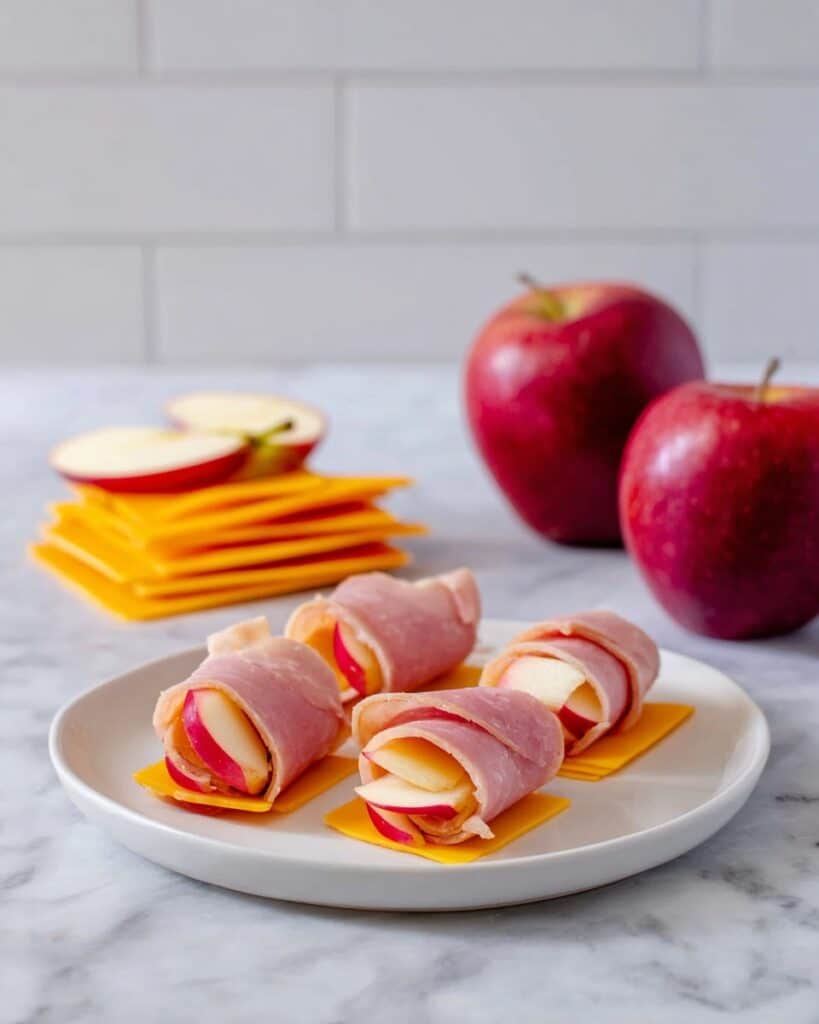 Ham, Apple and Cheese Wraps Recipe