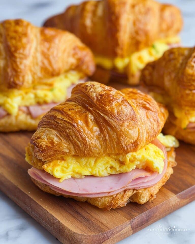 Croissant Breakfast Sandwiches Recipe