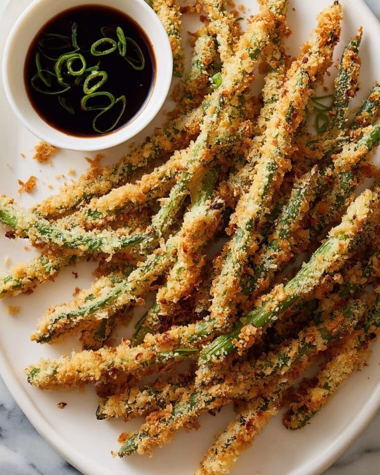 Air Fryer Tempura-Inspired Green Beans Recipe