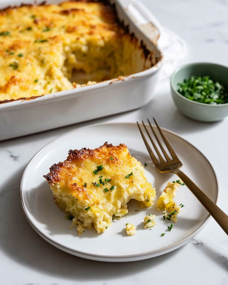 Summer Squash Cornbread Casserole Recipe - Recipe Image