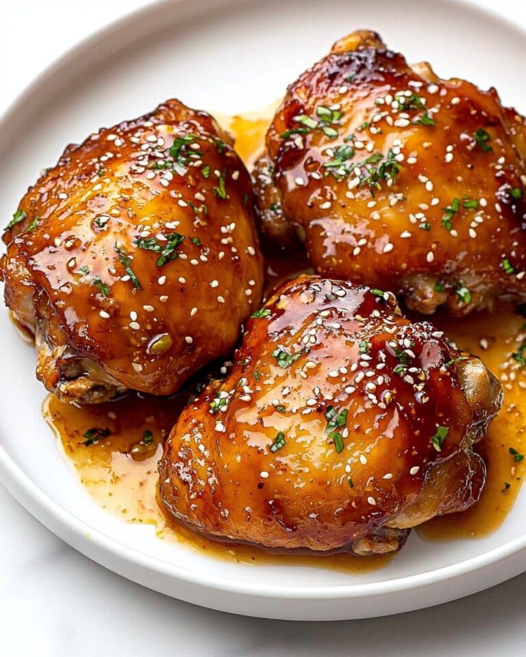 Honey Garlic Chicken Thighs Recipe