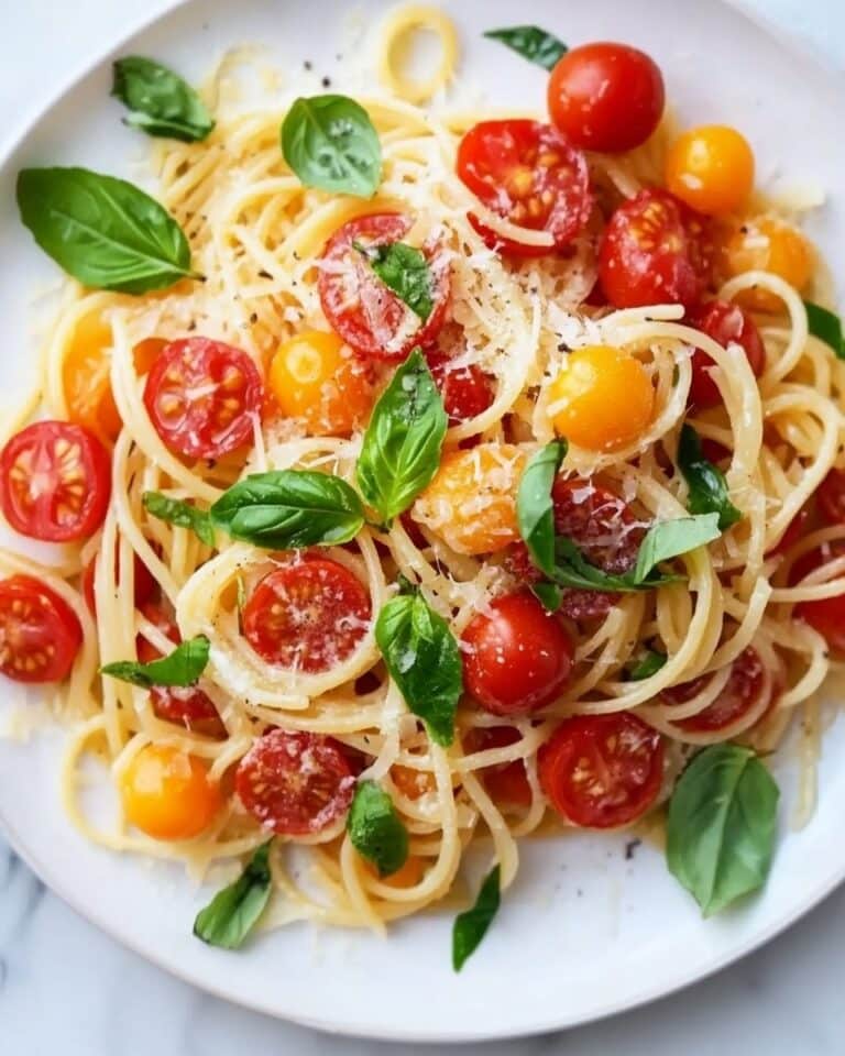 Easy 30 Minute Burst Cherry Tomato Pasta Recipe