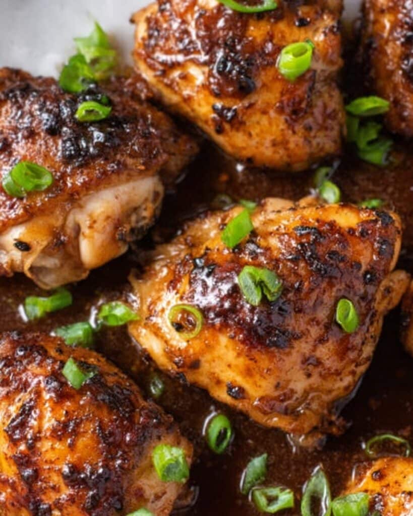 Marinated Oven Baked Chicken Thighs Recipe
