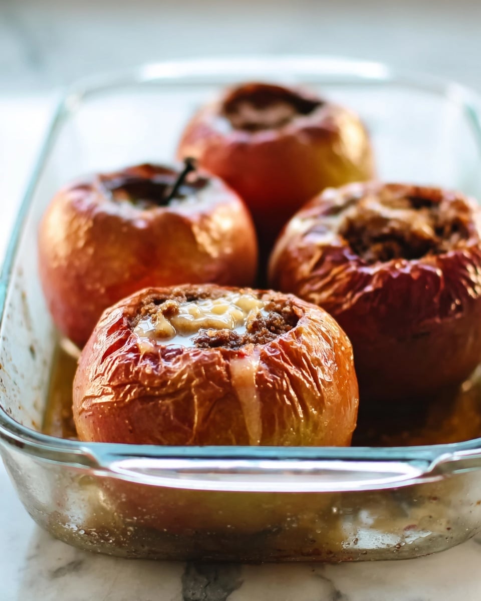 Baked Apples with Cinnamon, Pecans, and Currants Recipe - Recipe Image