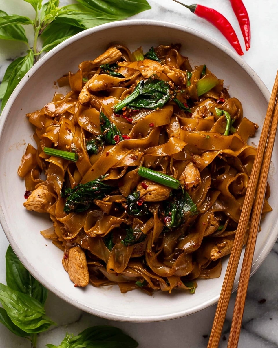Drunken Noodles (Pad Kee Mao) Recipe - Recipe Image
