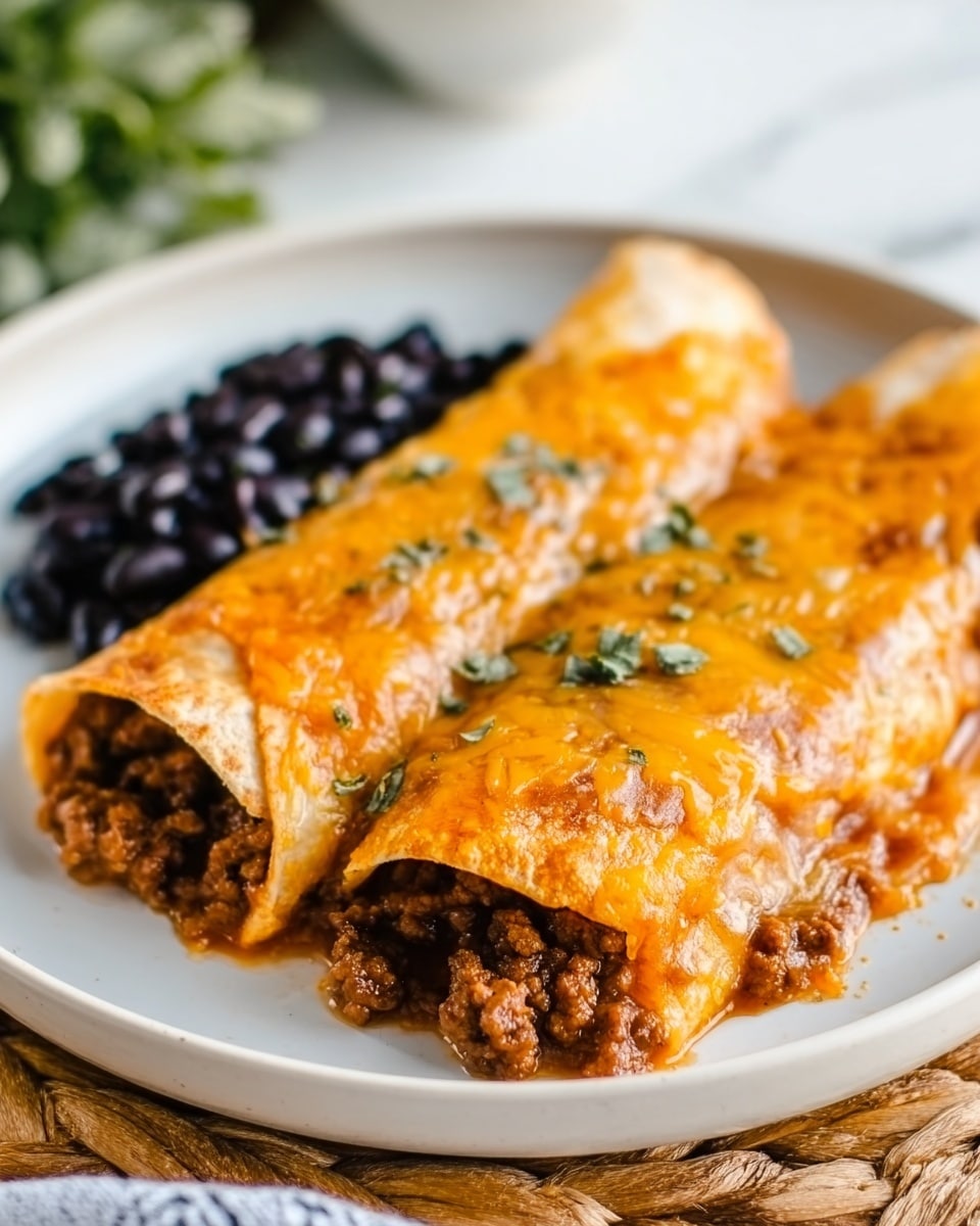 Ground Beef Enchiladas Recipe - Recipe Image