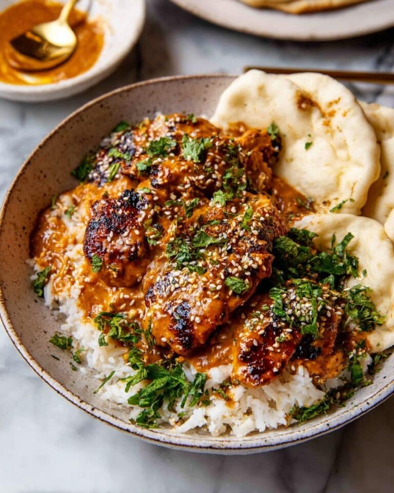 Easy Baked Spicy Sesame Butter Chicken Recipe
