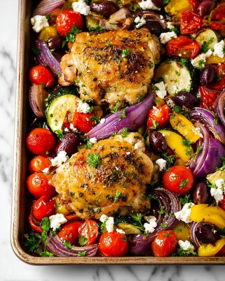 Greek Sheet Pan Chicken Dinner Recipe